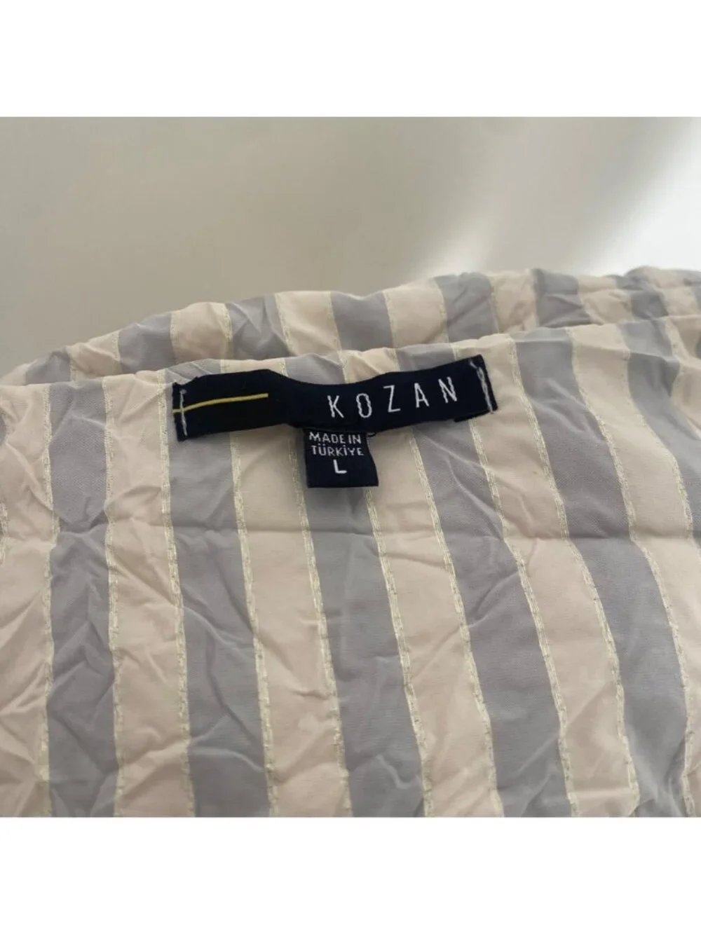Kozan Crinkle Striped Zipper Top / Blazer - Picture 5 of 12